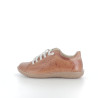 Baskets basses en cuir marron