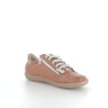 Baskets basses en cuir marron