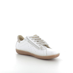 Baskets basses blanches en cuir