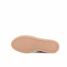 Baskets basses vertes en cuir