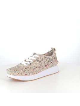 Pedro Torres Basket Basse Beige Multicolore