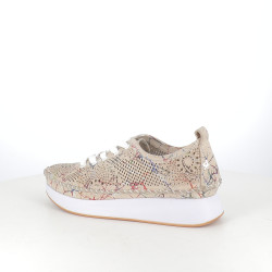 Pedro Torres Basket Basse Beige Multicolore