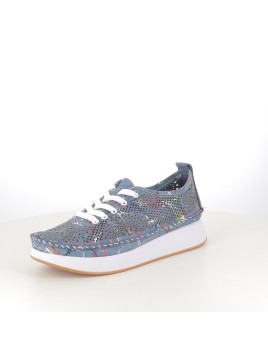 Pedro Torres Basket Basse Bleue Multicolore