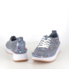 Pedro Torres Basket Basse Bleue Multicolore