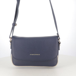 Petit sac à rabat bleu marine