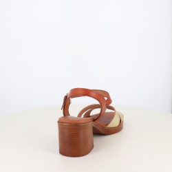 Nu-pieds à talon décroché Eva Frutos