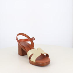 Nu-pieds à talon décroché Eva Frutos
