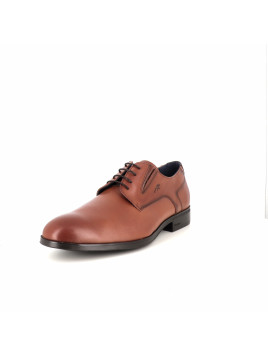 Richelieu marron en cuir