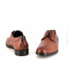 Richelieu marron en cuir