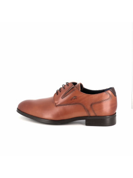 Richelieu marron en cuir