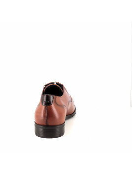 Richelieu marron en cuir