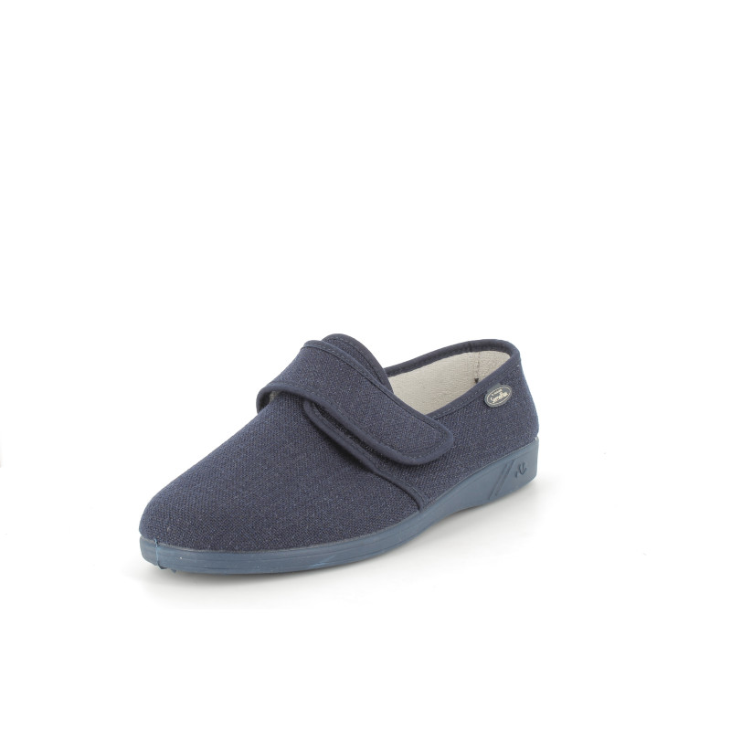 chaussons fermés à scratch marine