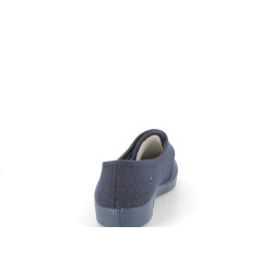 chaussons fermés à scratch marine