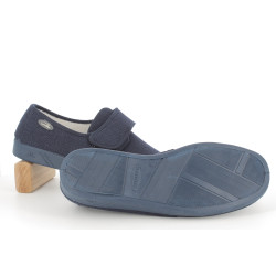 chaussons fermés à scratch marine