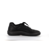basket noire en cuir