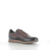 Baskets Basses en Cuir Marron