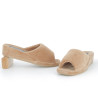 chausson compensé beige