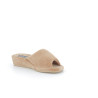 chausson compensé beige