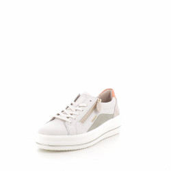 Baskets Blanches et Tricolores en Cuir REMONTE