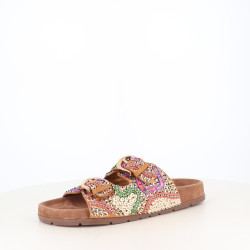 Mules avec décorations