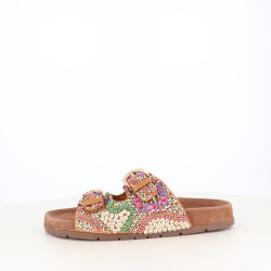 Mules avec décorations