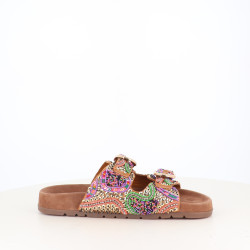 Mules avec décorations