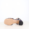 Nu-pieds Bleu Marine