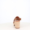 Nu-pieds en Cuir Marron