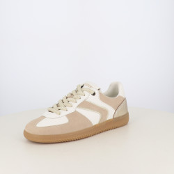Basket Basse Verbenas Beige et Doré