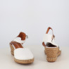 Nu-pieds Malena nucleo blanco