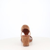 Sandales Compensées en Cuir