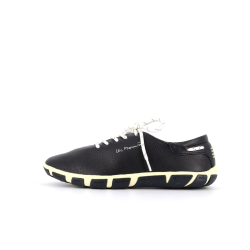 Basket en cuir marine Jazaru