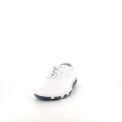 Chaussures TBS en cuir extra blanc + baltique