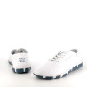 Chaussures TBS en cuir extra blanc + baltique