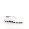 Chaussures TBS en cuir extra blanc + baltique