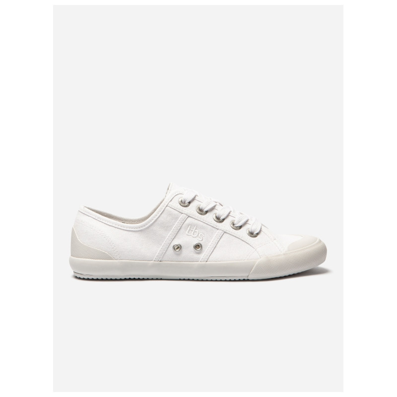 Chaussures Basses Lacées en Toile