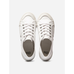 Chaussures Basses Lacées en Toile