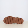 Nu-pieds en cuir marron