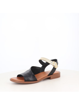 Nu-Pieds noir et doré
