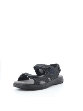 Nu-pieds en cuir noirs