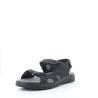 Nu-pieds en cuir noirs