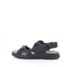 Nu-pieds en cuir noirs