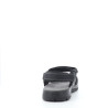 Nu-pieds en cuir noirs