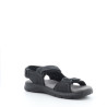 Nu-pieds en cuir noirs