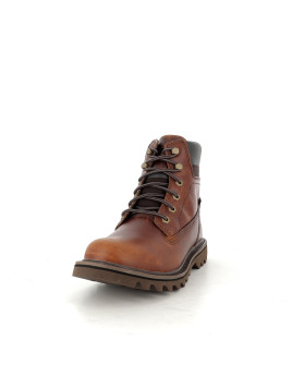 Boots homme en cuir marron Caterpillar