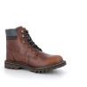 Boots homme en cuir marron Caterpillar