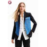 Veste noire et denim Desigual
