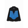Veste noire et denim Desigual