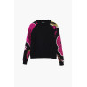 Pull manches fleurs