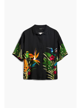 Chemise noires jungle